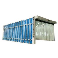可節省噴漆空間的移動伸縮式噴漆房