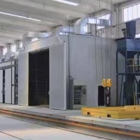 工業打砂房自動回砂噴砂設備制造安裝